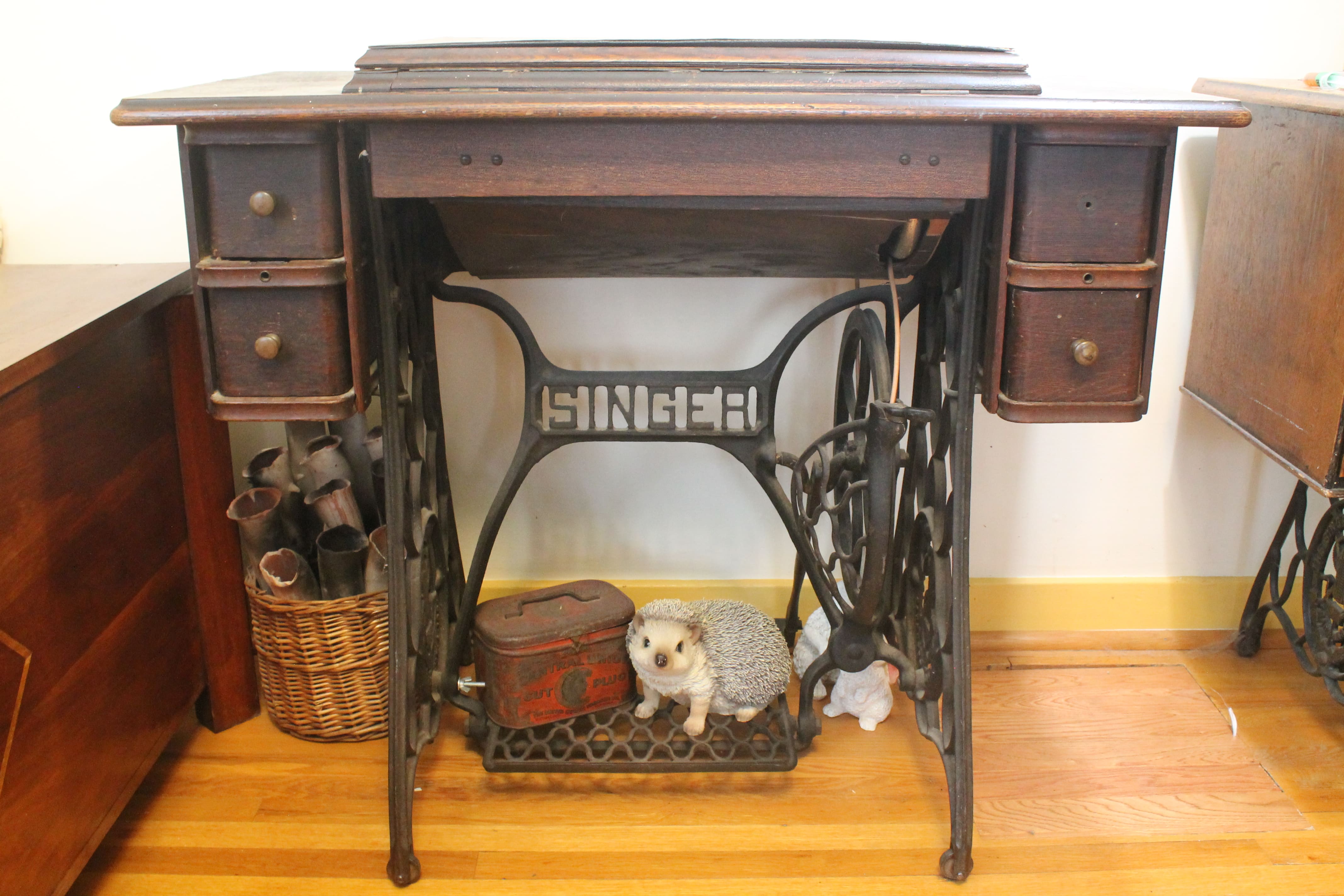 Margaret Treadle sewing machine main view